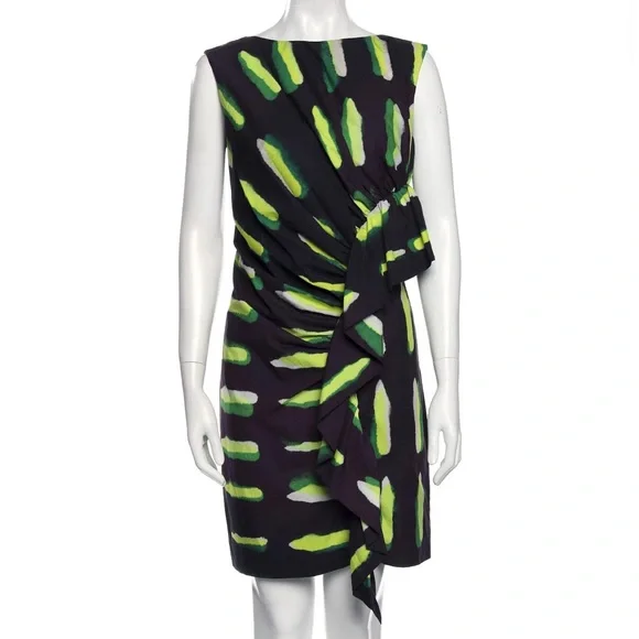 Dries Van Noten | Dresses | Dries Van Noten Dress Size 38 Black And Green In Excellent Condition | Poshmark Dries Van Noten | Dresses | Dries Van Noten Dress Size 38 Black And Green In Excellent Condition | Poshmark